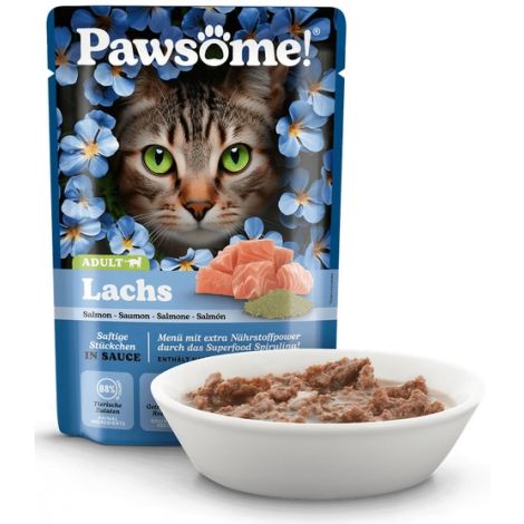 Pawsome Adult Lachs - łosoś saszetka 85g - 2