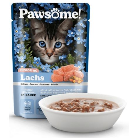 Pawsome Junior Lachs - łosoś saszetka 85g - 2