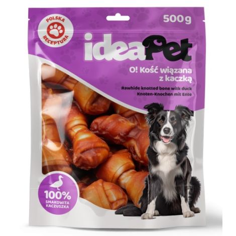 IdeaPet O! Kość wiązana z kaczką 500g - 2