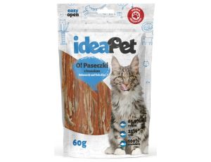 IdeaPet O! Kot Paski z łososiem 60g - 2