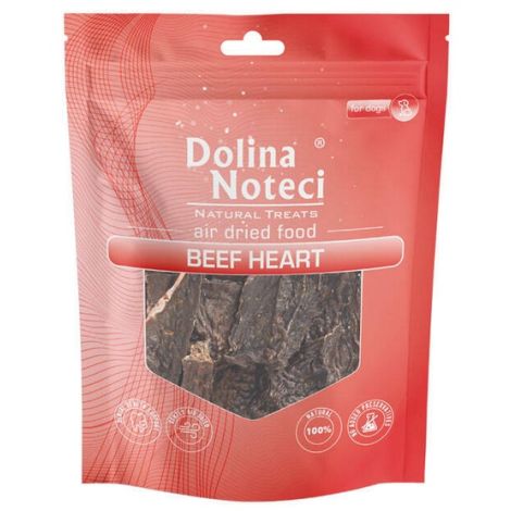 Dolina Noteci Natural Treats Dog Serca wołowe 100g