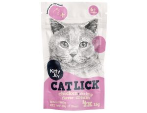 Kitty Joy Cat Lick Kurczak & Krewetki Cream 4x15g