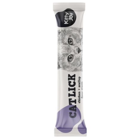 Kitty Joy Cat Lick Kurczak & Przegrzebki Cream 4x15g - 2