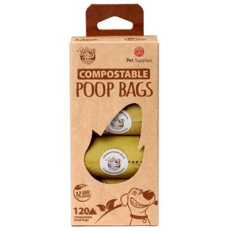 Toby's Choice BIOdegradowalne kompostowalne worki na odchody 120szt - 3