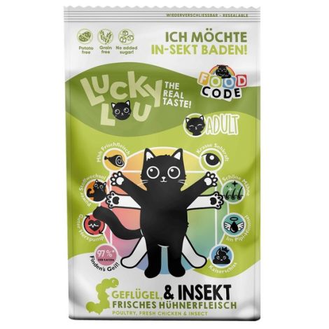 Lucky Lou Food Code Lifestage Adult Geflugel & Insekt 750g