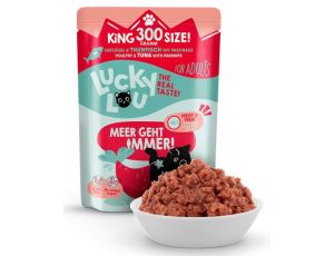 Lucky Lou Lifestage Adult Drób i tuńczyk saszetka 300g
