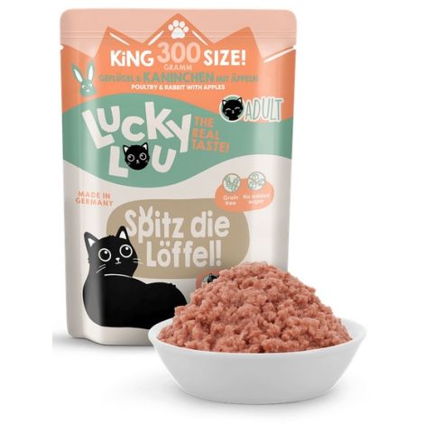 Lucky Lou Lifestage Adult Drób i królik saszetka 300g - 4