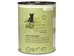 Catz Finefood Classic N.05 Łosoś i drób puszka 400g