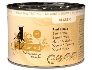 Catz Finefood Classic N.07 Wołowina i cielęcina puszka 200g