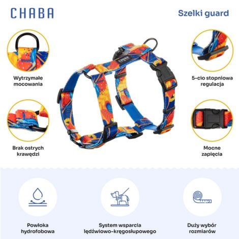 CHABA Szelki Guard Story III XL 3,0cm Aussie - 3