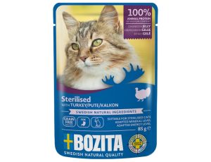 Bozita Cat Sterilised Indyk w galaretce saszetka 85g