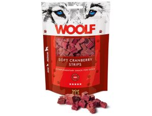 Woolf Soft Cranberry Strips 100g