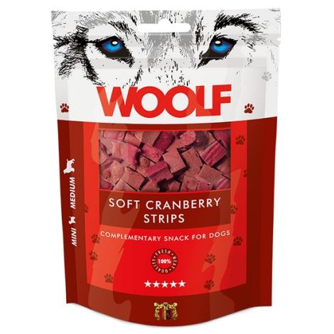 Woolf Soft Cranberry Strips 100g - 2