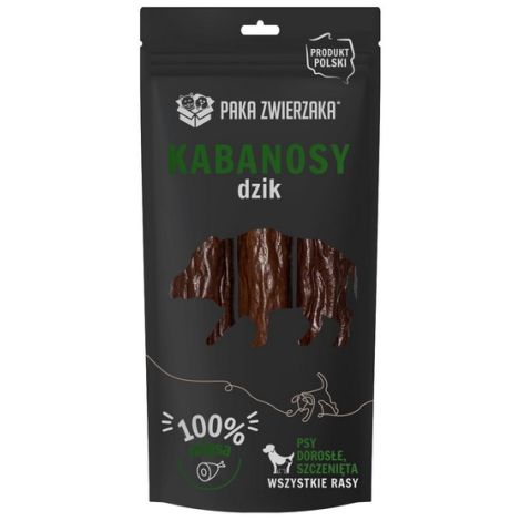 Paka Zwierzaka Kabanosy Dzik 3szt 80g