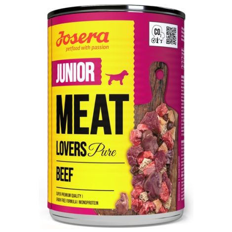 Josera Meat Lovers Pure Junior Wołowina puszka 400g