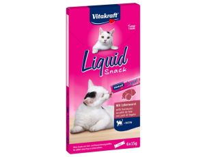 Vitakraft Cat Liquid-Snack z Wątróbka i biotyna 6x15g [58066]
