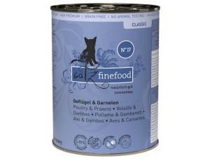 Catz Finefood Classic N.17 Drób i Krewetki puszka 400g
