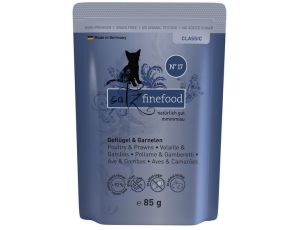 Catz Finefood Classic N.17 Drób i Krewetki saszetka 85g