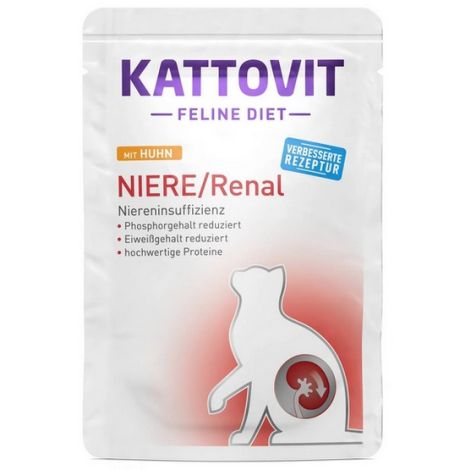 Kattovit Feline Diet Niere/Renal kurczak saszetka 85g