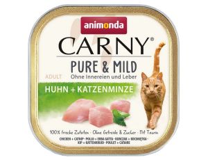 Animonda Carny Pure & Mild Kurczak + Kocimiętka tacka 100g