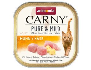 Animonda Carny Pure & Mild Kurczak + Ser tacka 100g