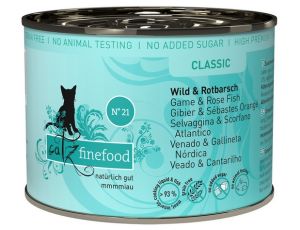 Catz Finefood Classic N.21 Dziczyzna i Karmazyn puszka 200g