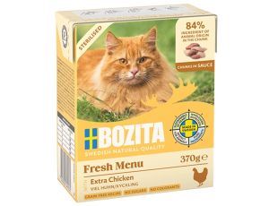 Bozita Sterilised z Extra Kurczakiem kawałki w sosie kartonik 370g