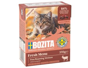 Bozita Sterilised z dziczyzną kawałki w galaretce kartonik 370g