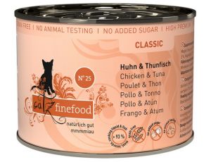 Catz Finefood Classic N.25 Kurczak i Tuńczyk puszka 200g