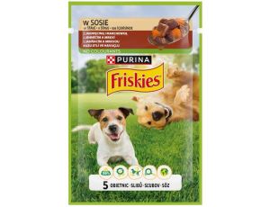 Friskies Dog Adult Jagnięcina i marchewka w sosie saszetka 85g