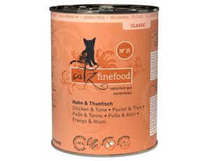 Catz Finefood Classic N.25 Kurczak i Tuńczyk puszka 400g