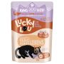 Lucky Lou Lifestage Adult Drób i łosoś saszetka 300g - 2