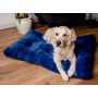 MIMIKO Pets Legowisko Shaggy prostokątne XXL 115x75cm chabrowe - 2