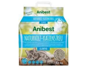 Anibest Żwirek drewniany dla kota 10L / 4,3kg