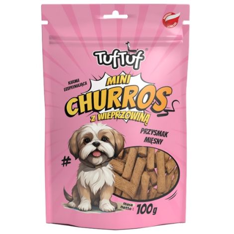 TUF TUF Mini Churros z wieprzowiną dla psa 100g