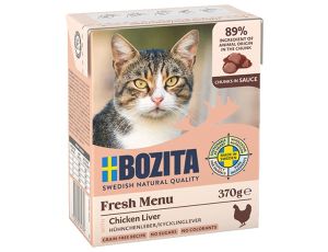 Bozita z Wątróbką Kurczaka kawałki w sosie kartonik 370g