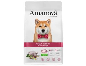 Amanova Dog Adult Obesity Turkey Delight - indyk 2kg