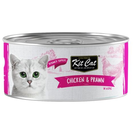 Kit Cat Chicken & Prawn puszka 80g - 2