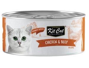 Kit Cat Chicken & Beef puszka 80g - 2