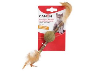 Camon Cat Toy Matatabi Kij z piłką z kocimiętką