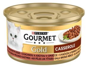 Gourmet Gold Kaczka i indyk w brązowym sosie 85g - 2