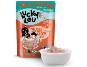 Lucky Lou Extrafood Tuńczyk & łosoś w bulionie saszetka 70g