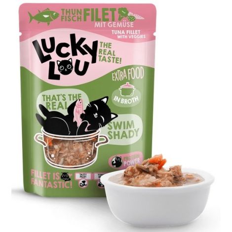 Lucky Lou Extrafood Tuńczyk i warzywa w bulionie saszetka 70g