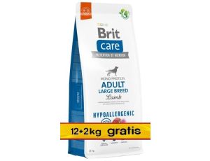 Brit Care Hypoallergenic Adult Large Lamb 14kg (12+2kg gratis)