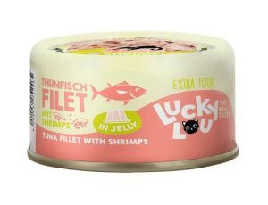 Lucky Lou Extrafood Tuńczyk i krewetki w galaretce puszka 70g