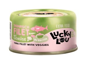 Lucky Lou Extrafood Tuńczyk i warzywa w bulionie puszka 70g