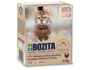 Bozita z Kurczakiem i indykiem - kawałki w sosie kartonik 370g