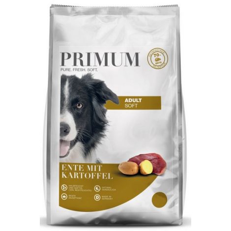 Primum Dog Półwilgotna karma monoproteinowa Adult Soft Duck kaczka i ziemniaki 1,5kg