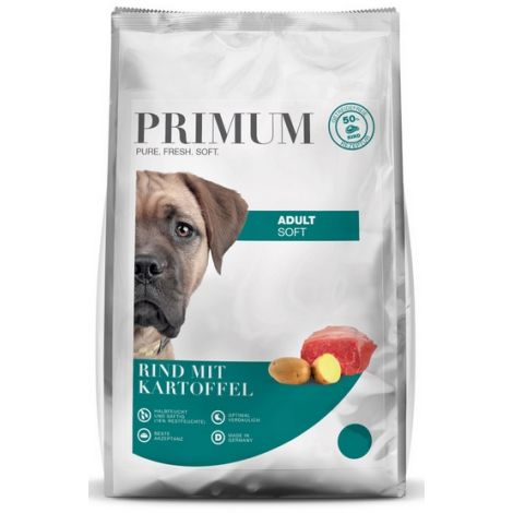 Primum Dog Półwilgotna karma monoproteinowa Adult Soft Beef wołowina i ziemniaki 5kg