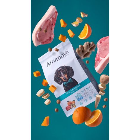 Amanova Dog Adult Mini Exigent Iberian Pork - wieprzowina 2kg - 2